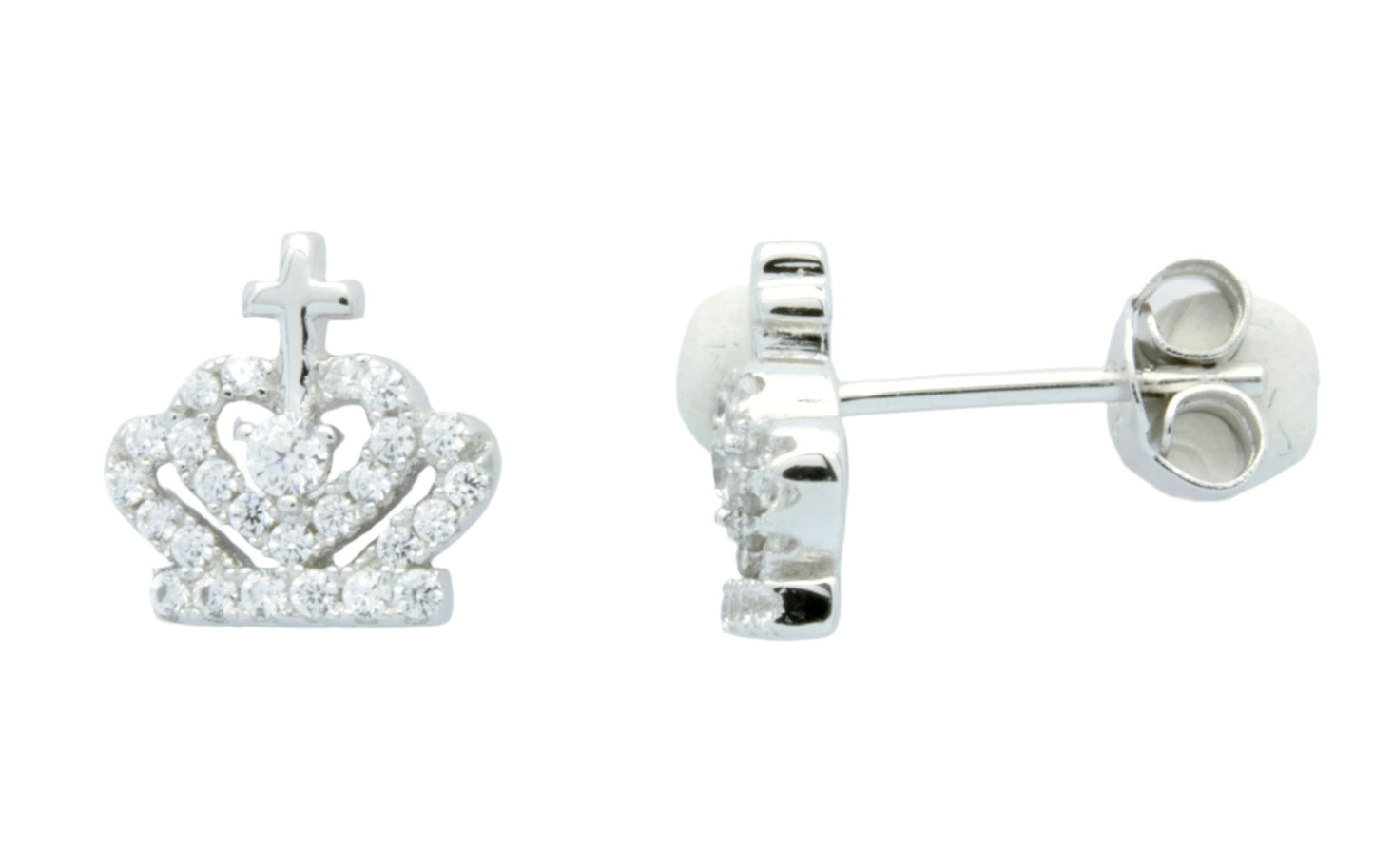 Earrings Nice Corona with Zirconia