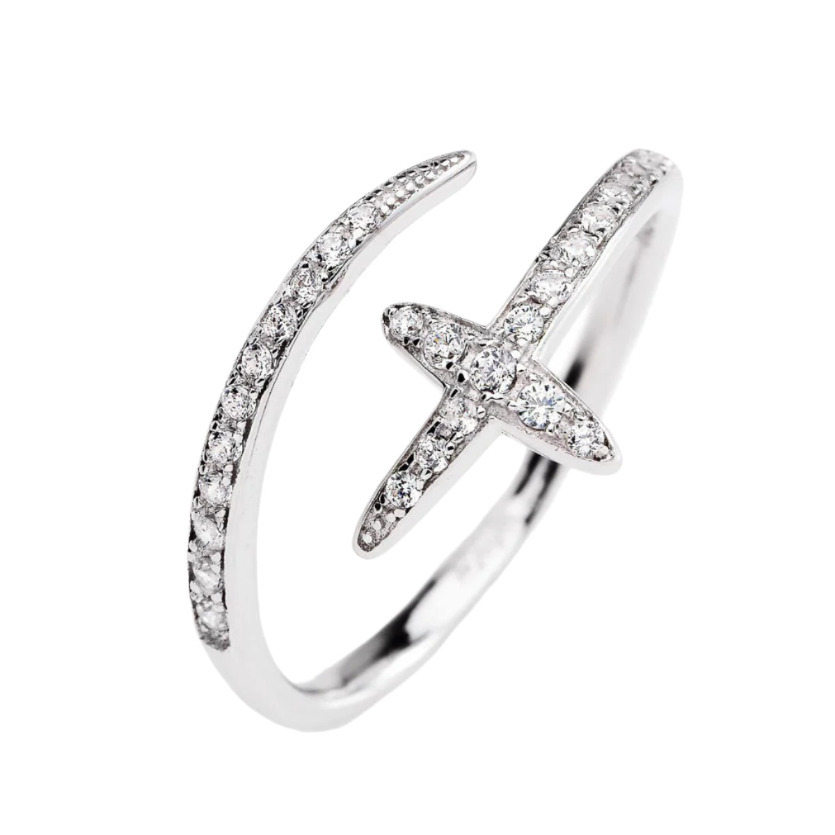 Ring Cross Zirconia