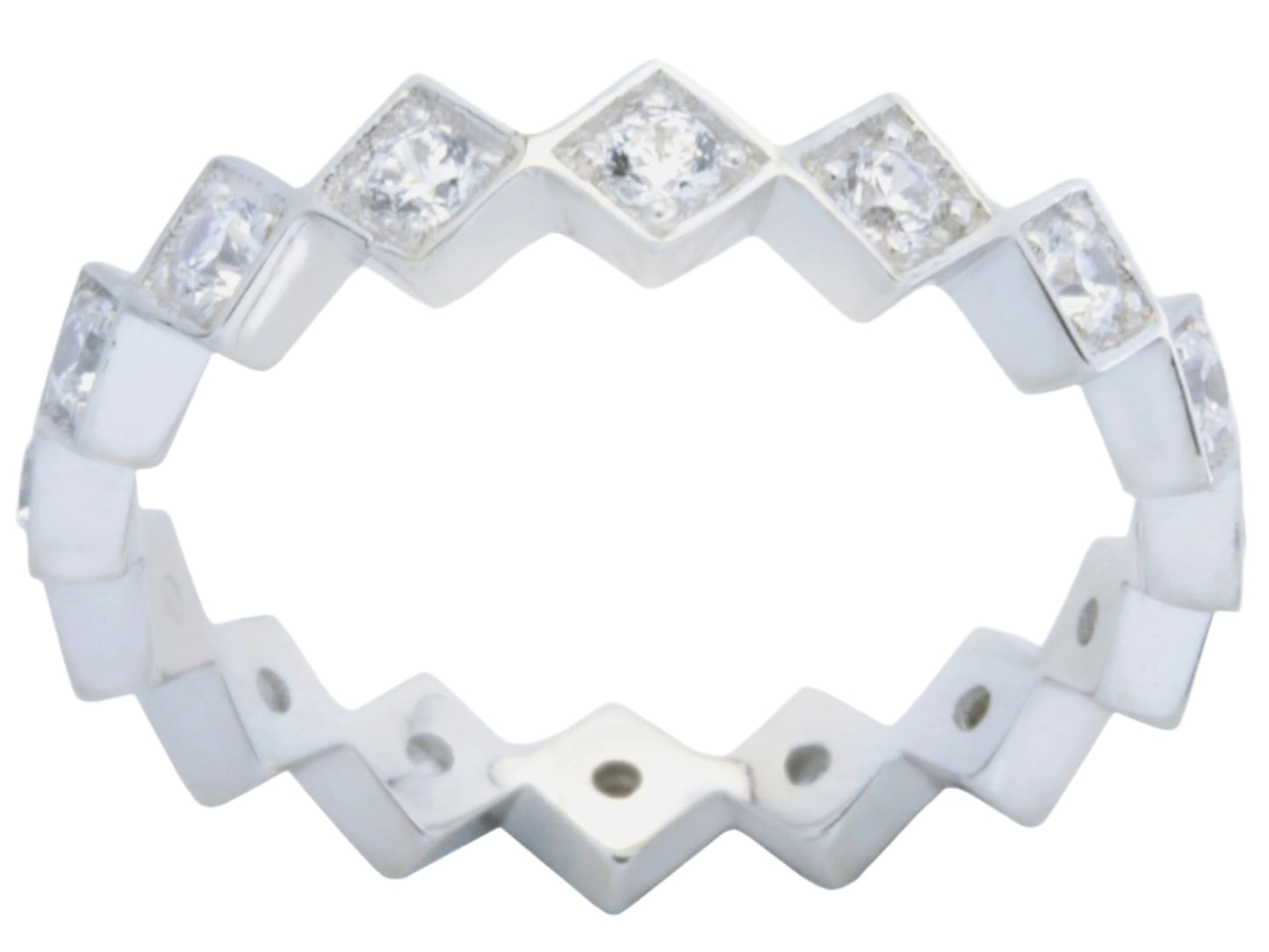 Ring Stackable 6 with Zirconia