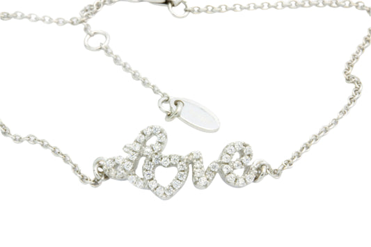 Bracelet "LOVE" with Zirconia