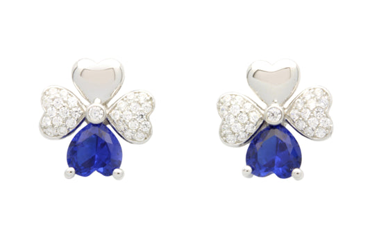 Earrings Quadicuore with Zirconia