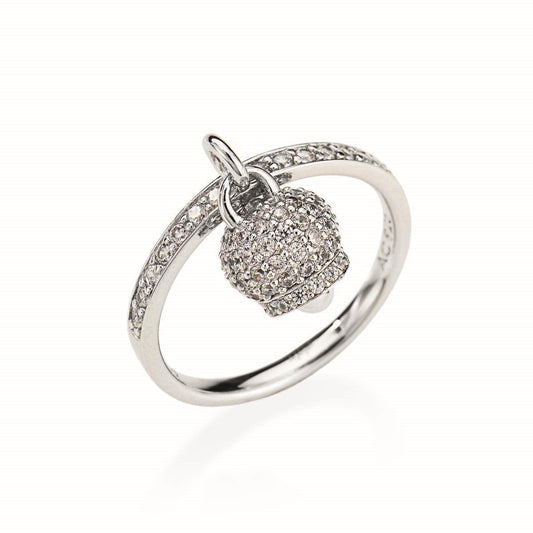 Ring Pave Bell with Zironica